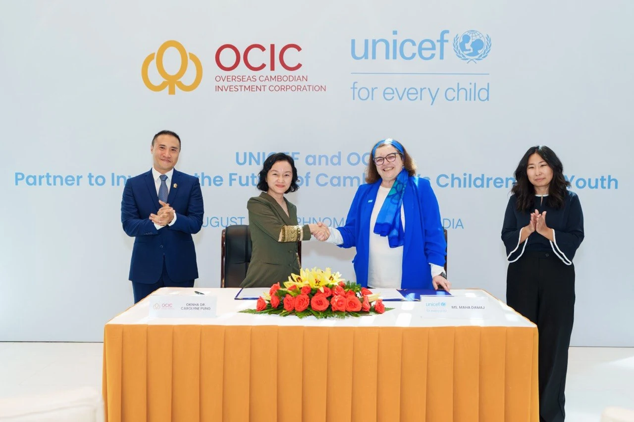 OCIC and UNICEF agree to support children’s rights and opportunities for young people